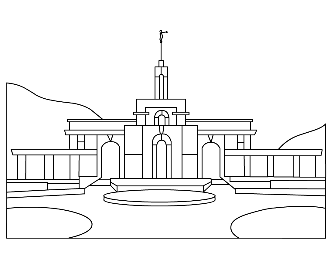 Lds Clipart Salt Lake Temple 