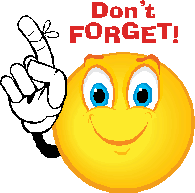 Reminder 20clipart Clipart Pa