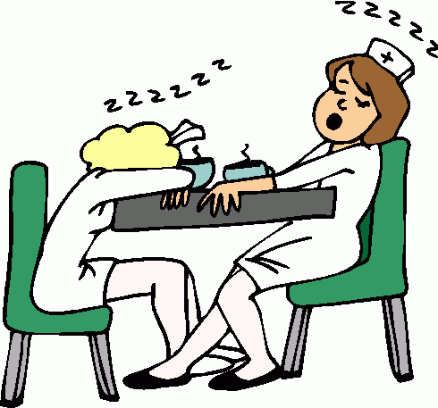 Tired and Exhausted Clip Art - Tired Clip Art