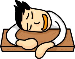 Tired and Exhausted Clip Art