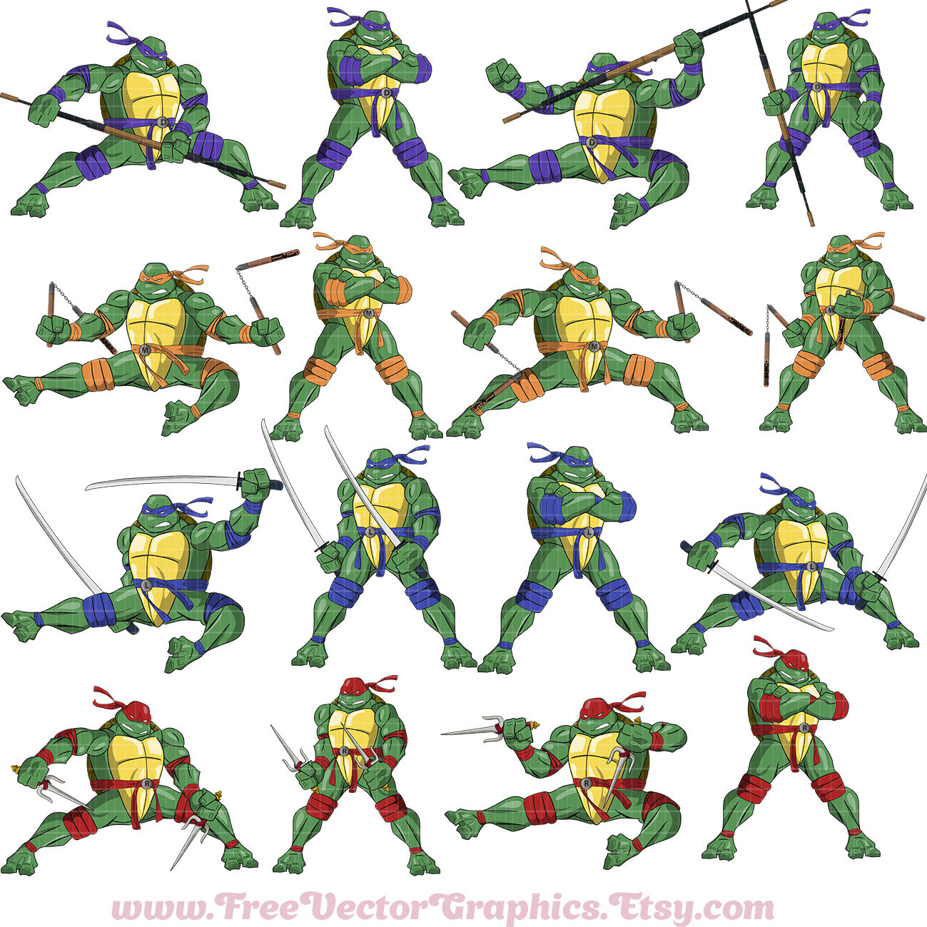 13 Tmnt Clipart Preview TMNT Teenage Mu HDClipartAll