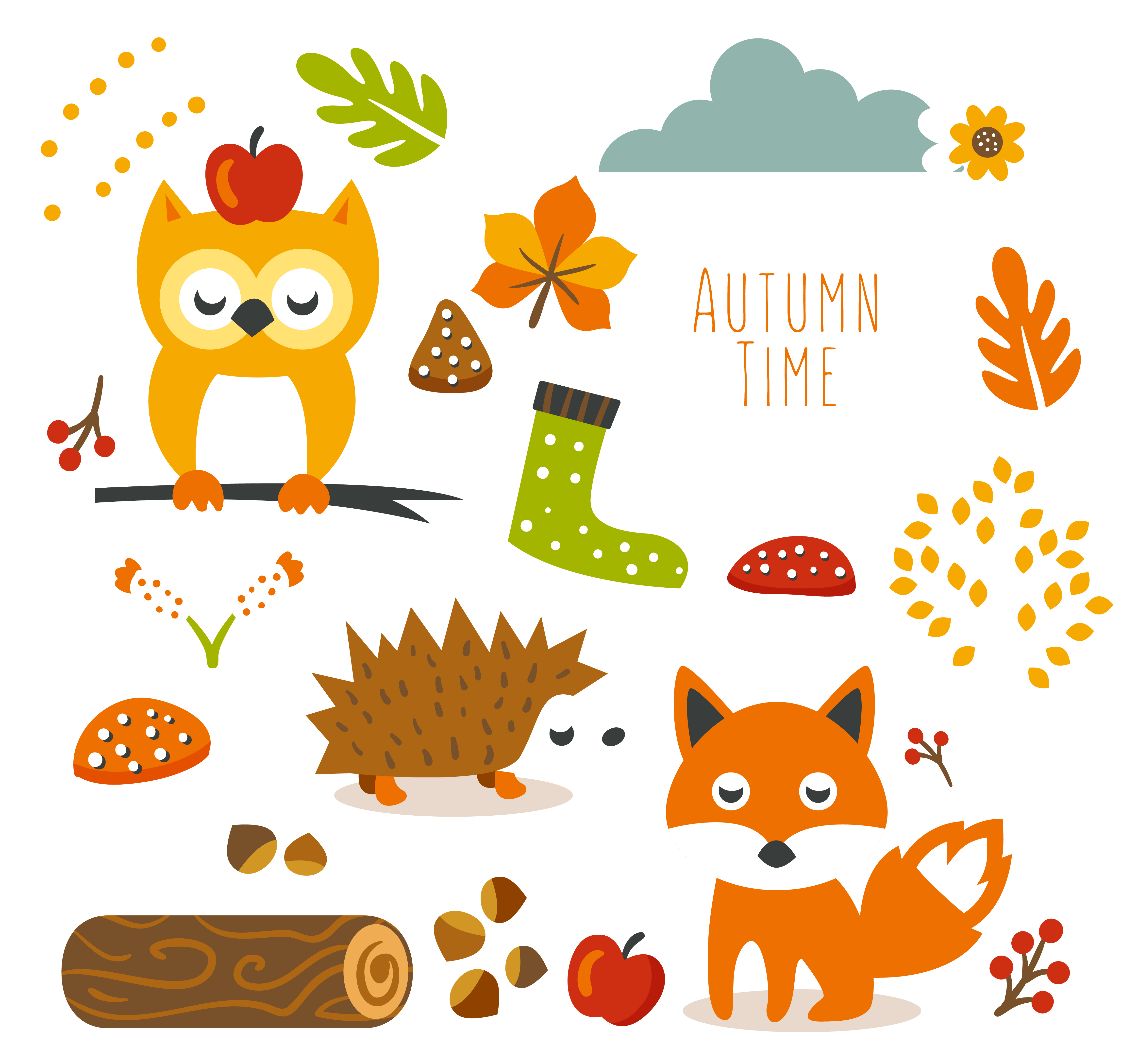 To download - Cute Fall Clip Art