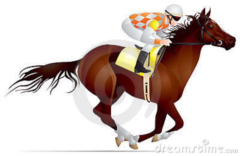 Download Race Horse Silhouett