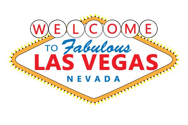 Las Vegas Nevada sign. Clip a