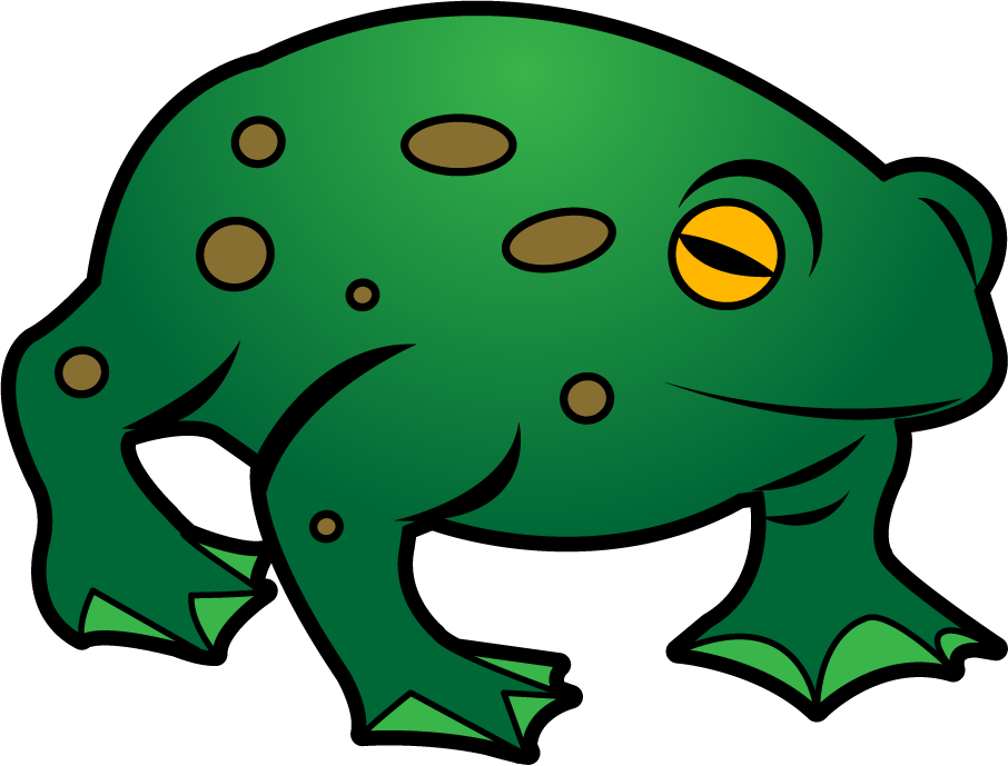 Outlined Speckled Toad Smilin