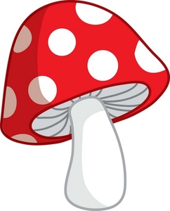 Free Simple Cartoon Mushrooms
