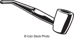 ... Tobacco Pipe - This is a vector graphic of a tobacco pipe.