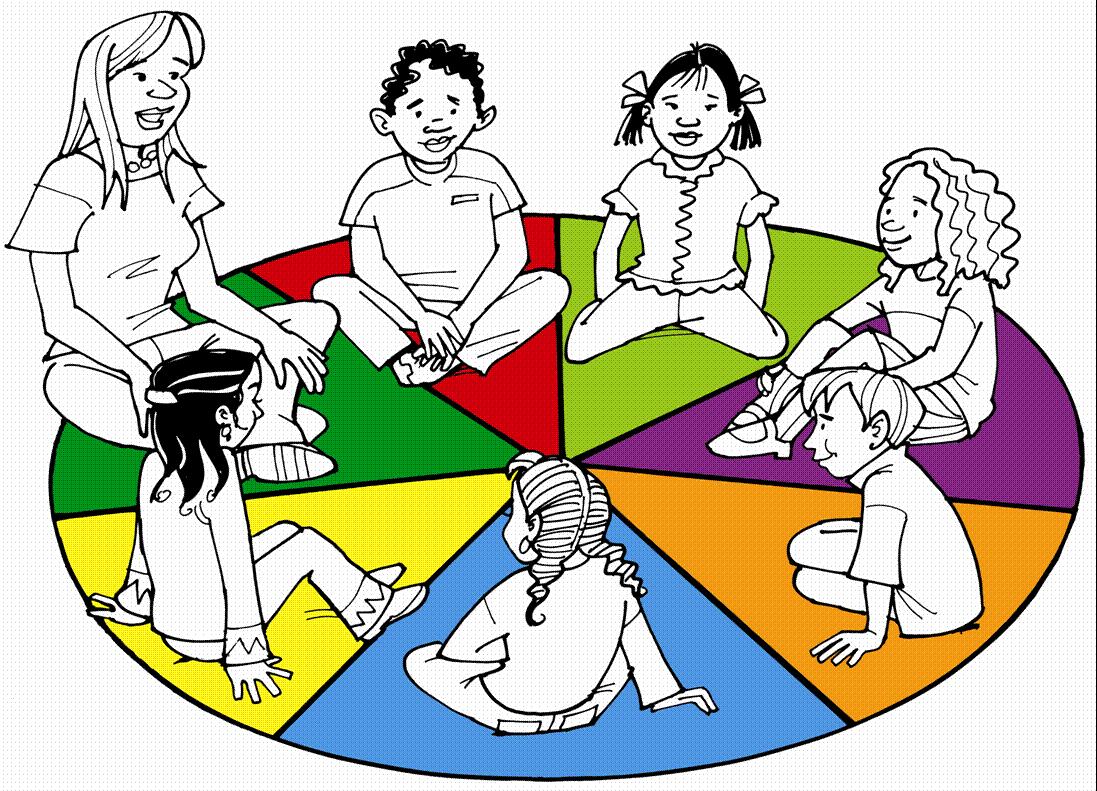 toddler circle time of clipart .