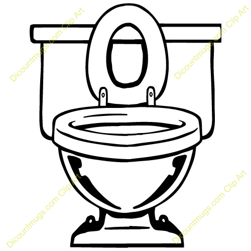 Cartoon toilet