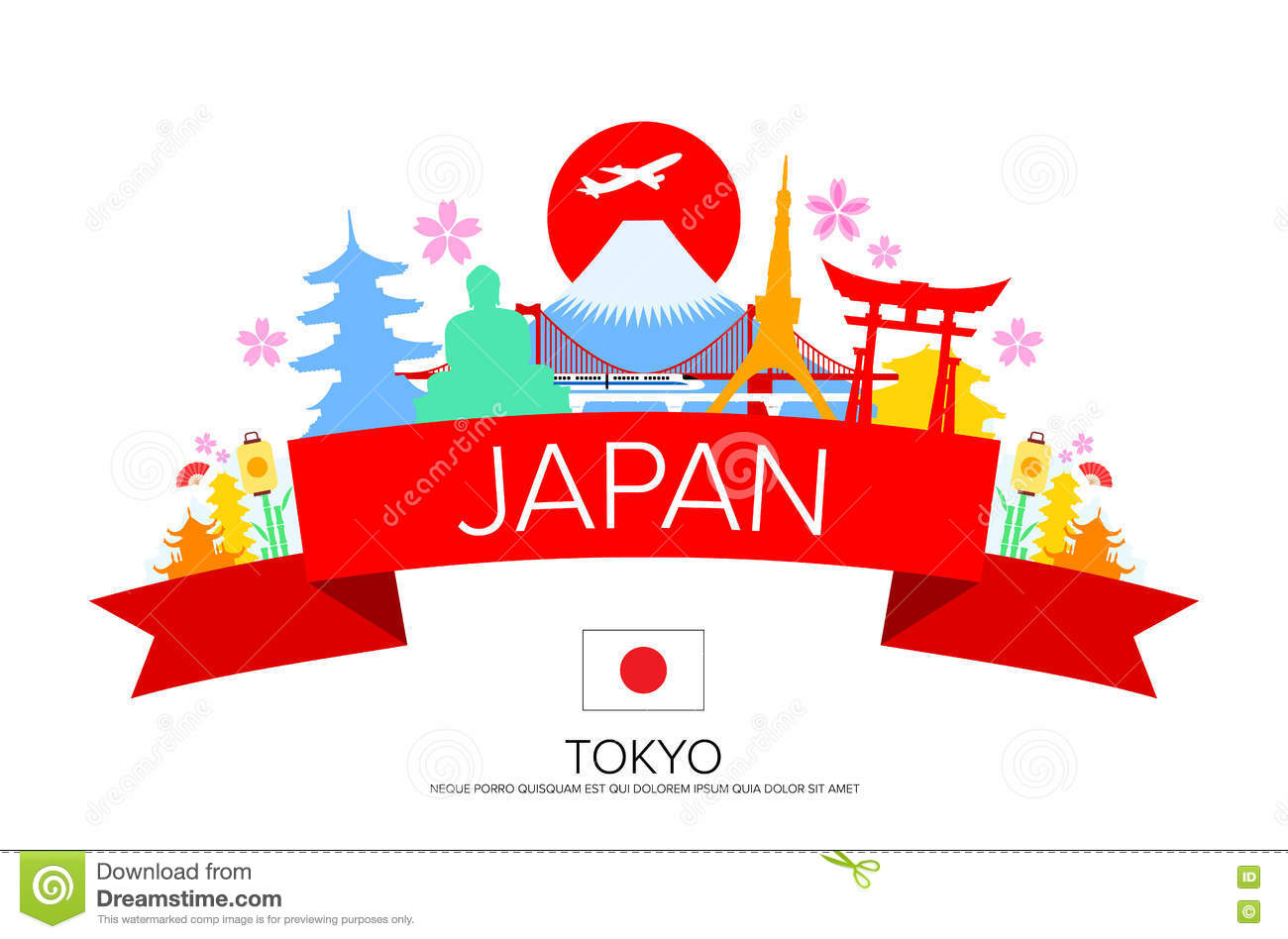 Tokyo Landmarks Stock Illustrations u2013 255 Tokyo Landmarks Stock  Illustrations, Vectors u0026 Clipart - Dreamstime