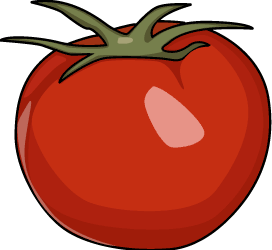 Tomato Clipart - Vegetable Clipart