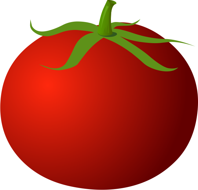 Clipart vector tomato