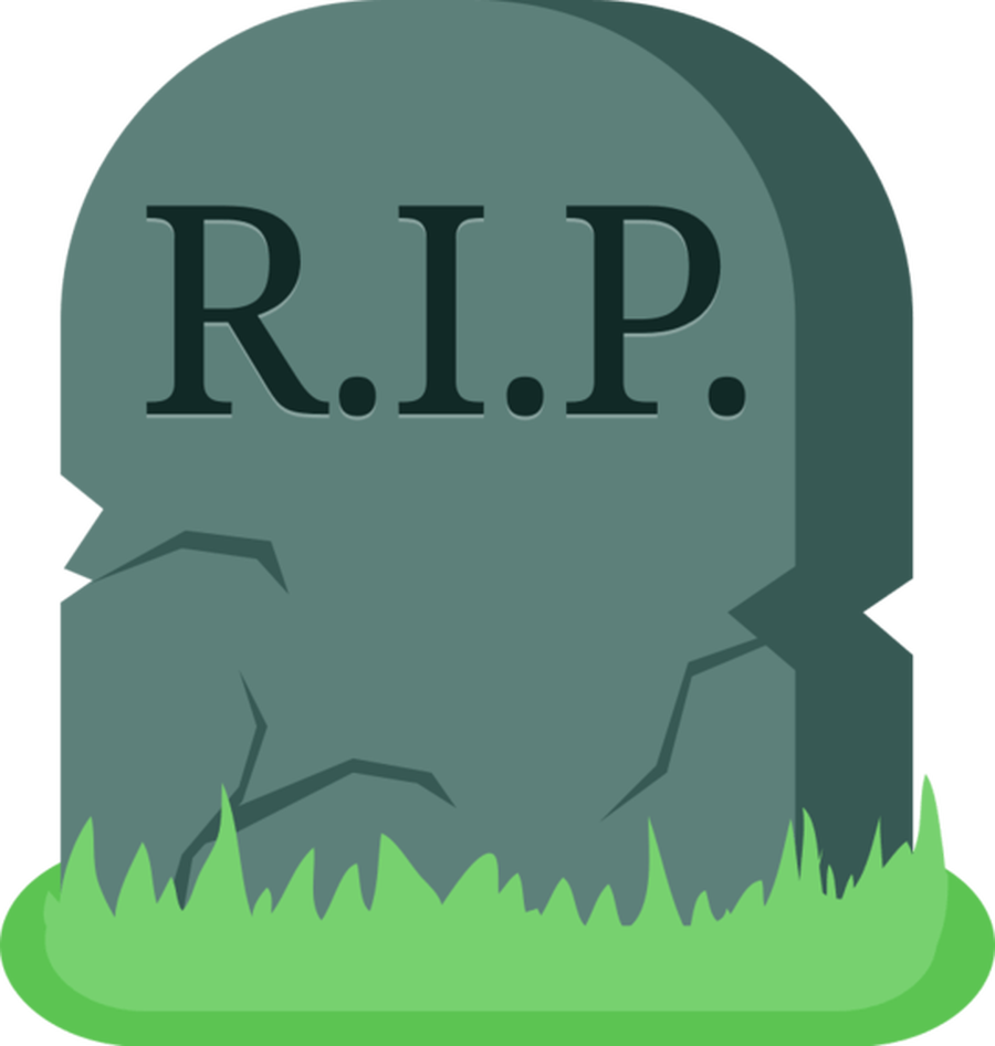 Tombstone Clipart Dead Death Grave Parting Rest In Peace