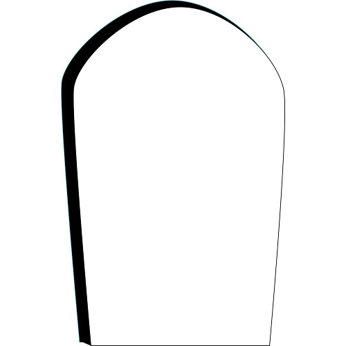 Headstone clipart outline; To