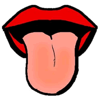 tongue clip art
