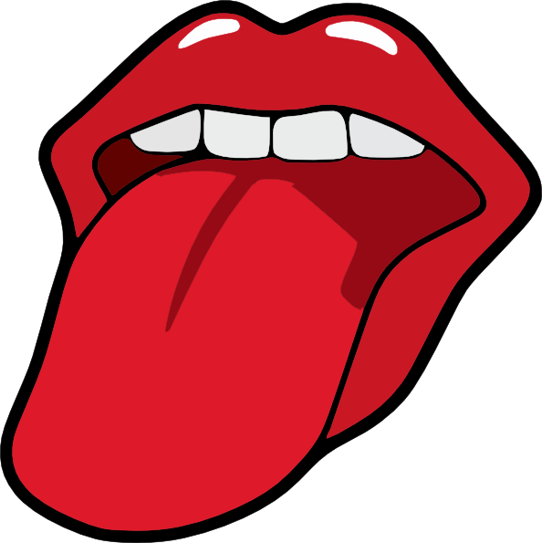 Download this image as: - Tongue Clipart