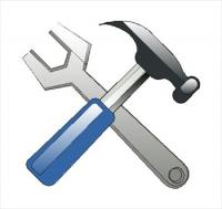 AndyToolsHammerSpanner. AndyT - Tool Clipart