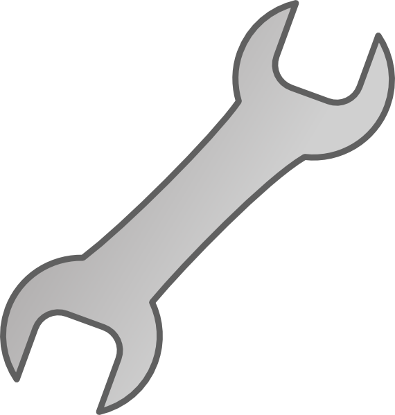 Open Clipart: Tools - Wrench 
