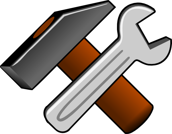 Open Clipart: Tools - Wrench 