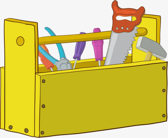 cartoon toolbox, Cartoon, Too - Toolbox Clipart