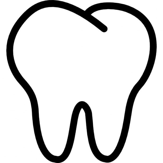 Tooth Outline - Tooth Images Clip Art