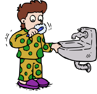 tooth clipart. brushing teeth