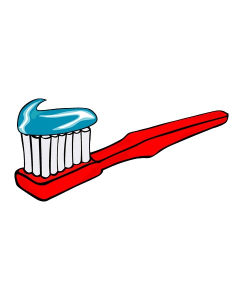 toothbrush clipart
