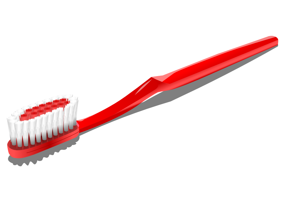 Free Simple Red Toothbrush Cl