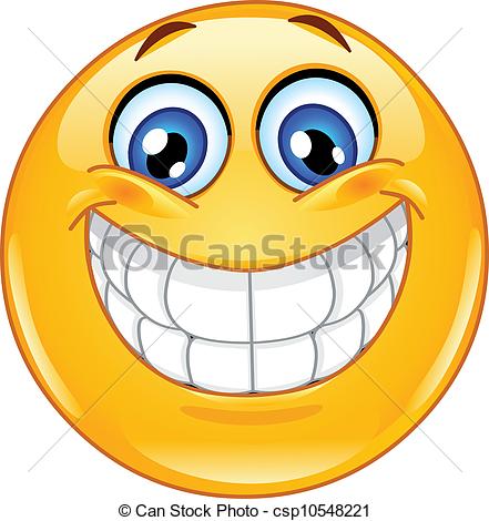 toothy smile clipart - Smiling Clipart