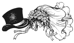 top hat and veil