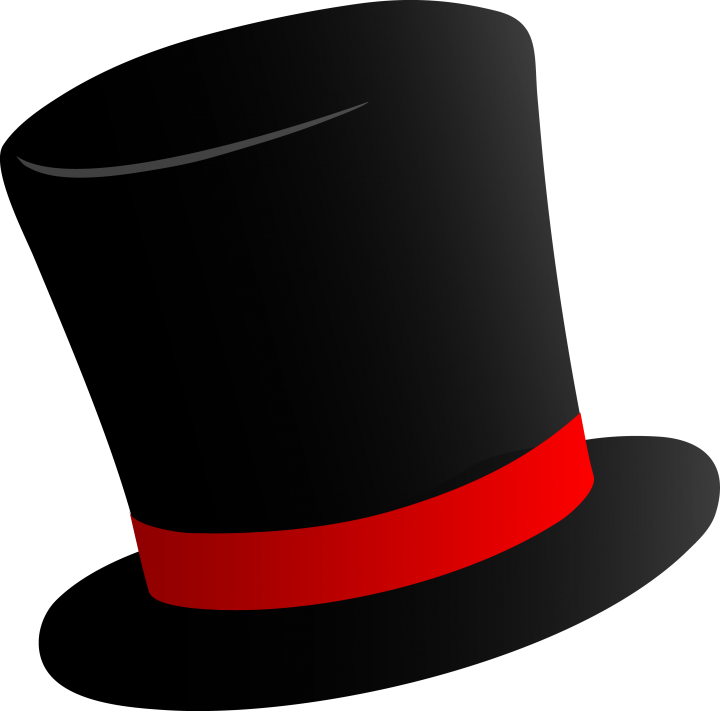 Top Hat Clipart Black And Whi