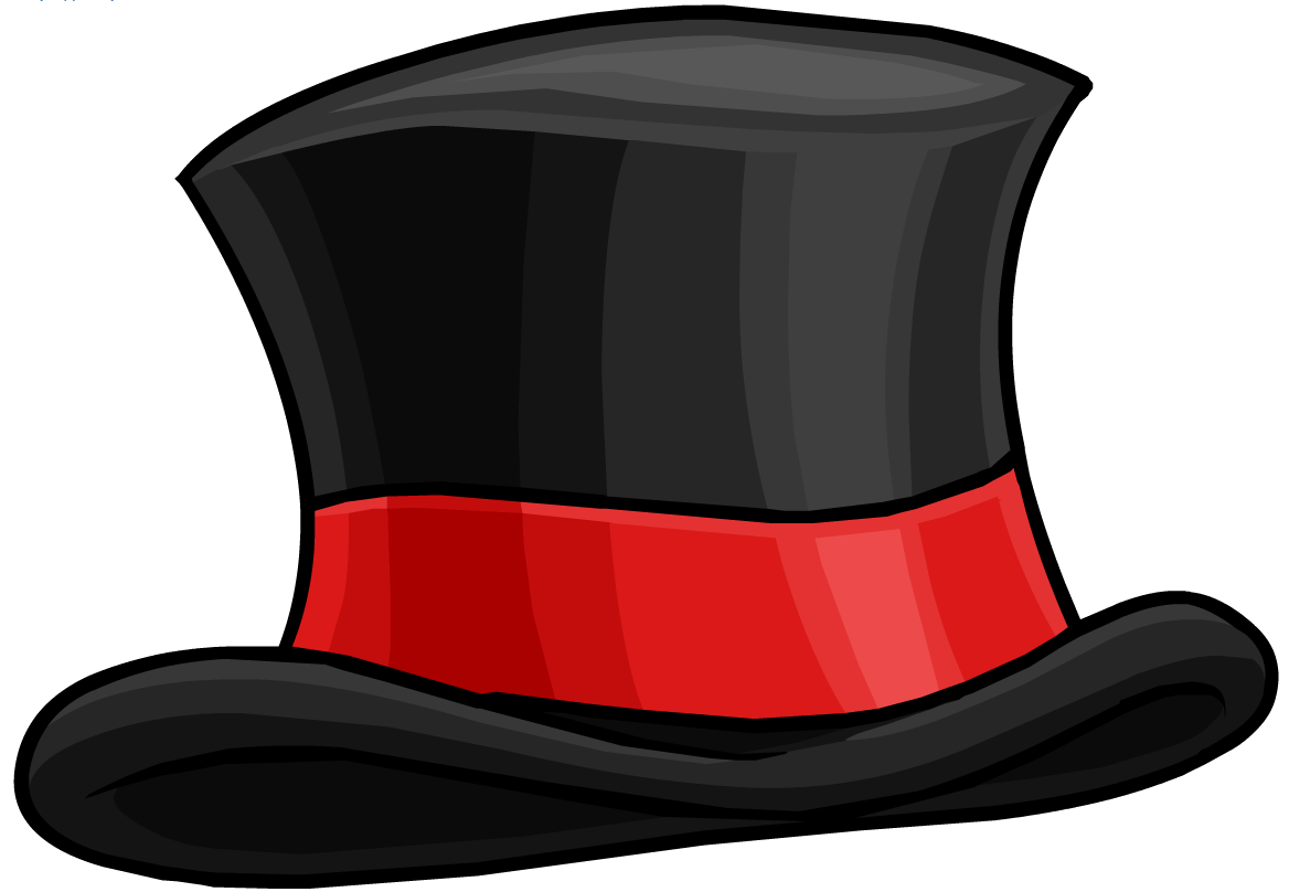 Top Hat (Puffle Hat) . - Top Hat Clipart