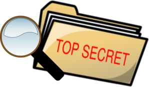 Top Secret Folder And .. - Top Secret Clipart