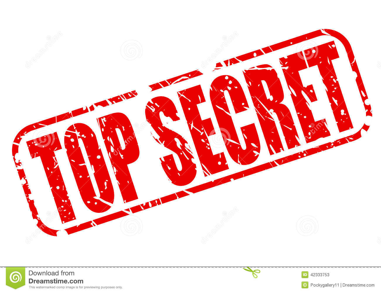 Top Secret Folder And ..