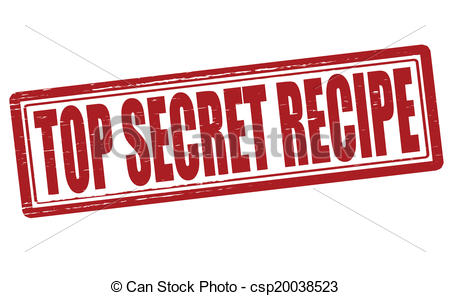 ... Top secret recipe - Stamp with text top secret recipe... Top secret recipe Clip Artby ...