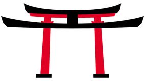 Japan traditional gate torii - Torii Gate Clipart