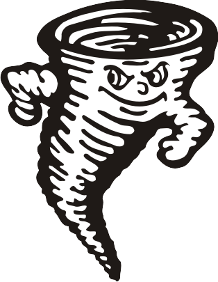 Tornado Mascot Clipart