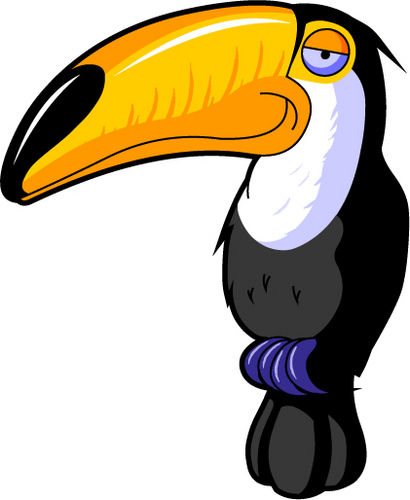 Toucan Clipart Black And Whit