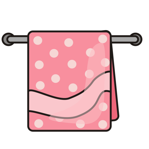 towel - a nice picture of two