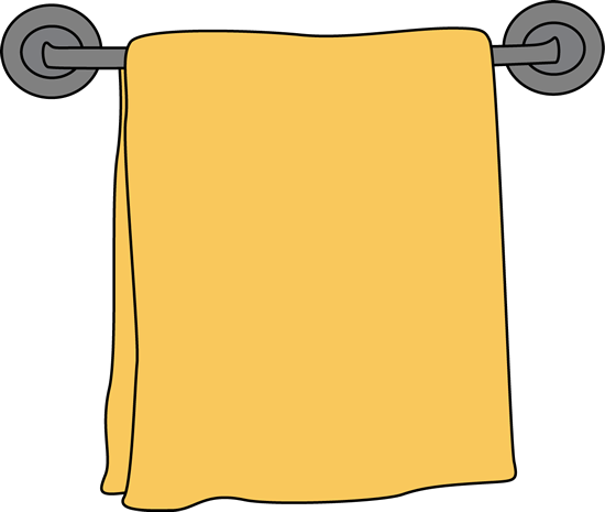 Towel On A Rack Clip Art Imag - Towel Clip Art
