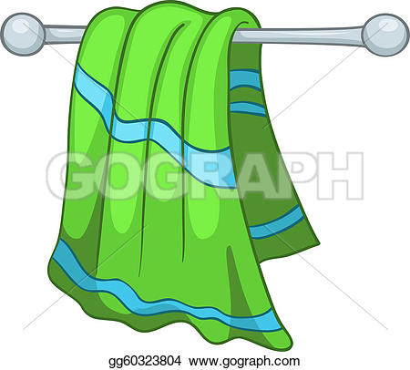 Towel stand u0026middot; Cart - Towel Clip Art