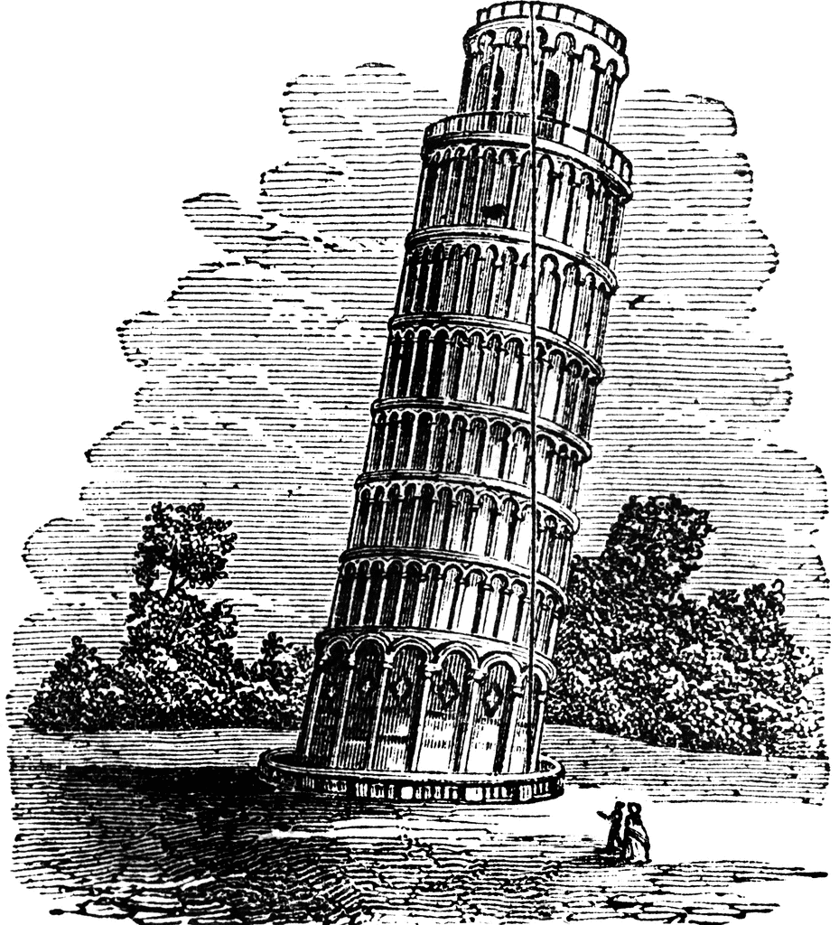 Tower of Pisa - Leaning Tower Of Pisa Clip Art