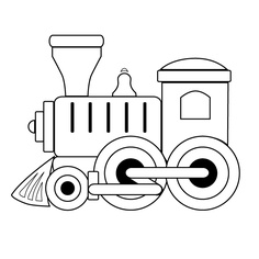 toy car clipart black and whi - Train Clipart Black And White