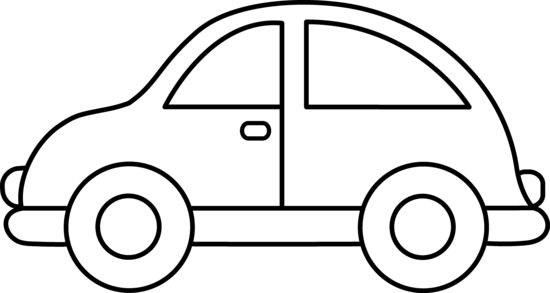 Car Clipart Black And White #