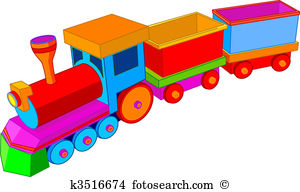 toy trains clipart