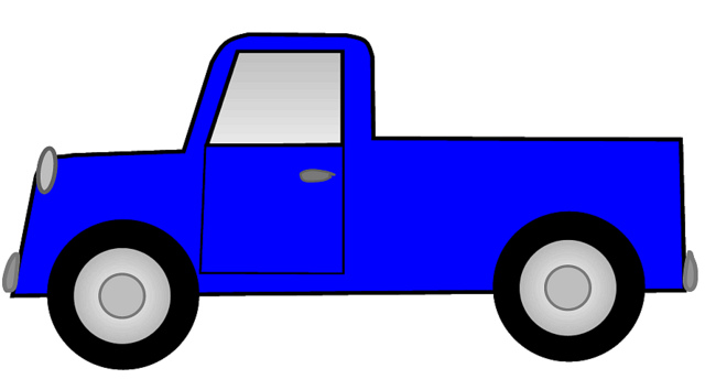 Toyota Pickup Truck Clipart C - Trucks Clip Art