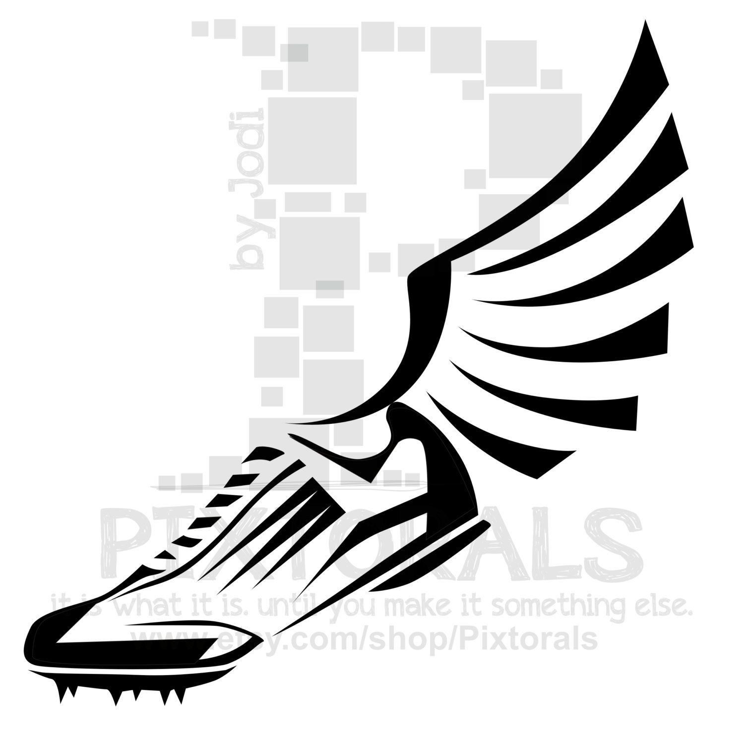 ????zoom - Track Shoe Clipart