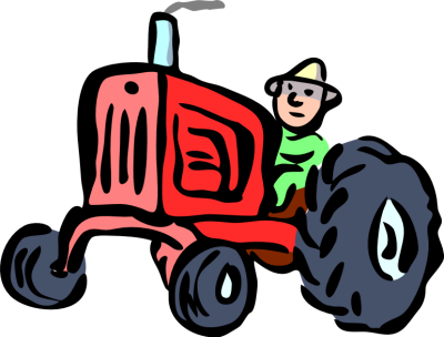 Tractor Clip Art Image Red Tr