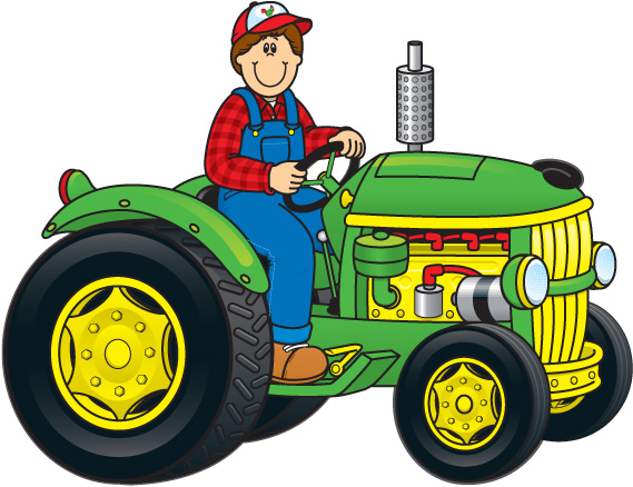 Tractor Clip Art. Tractor cliparts