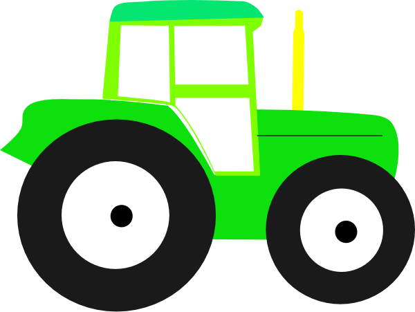 Tractor clip art - vector clip art online, royalty free public